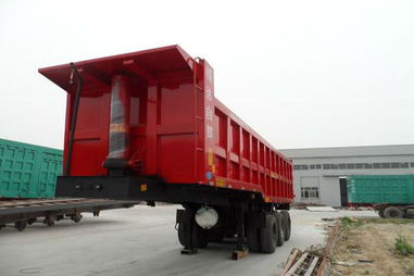 2014年5月 二手后翻定做全新半掛車(chē)廠(chǎng)家直銷(xiāo)，價(jià)格面議，二手包銷(xiāo)售